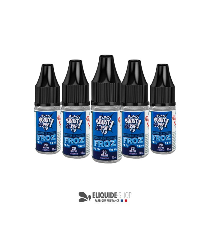 PACK 5 BOOSTERS DE NICOTINE MENTHOLÉE BOOST MY POP