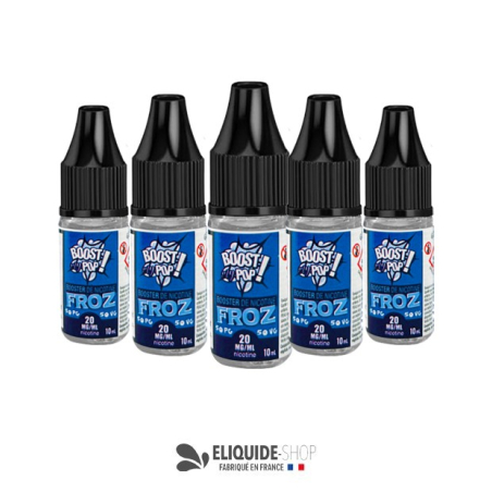PACK 5 BOOSTERS DE NICOTINE MENTHOLÉE BOOST MY POP