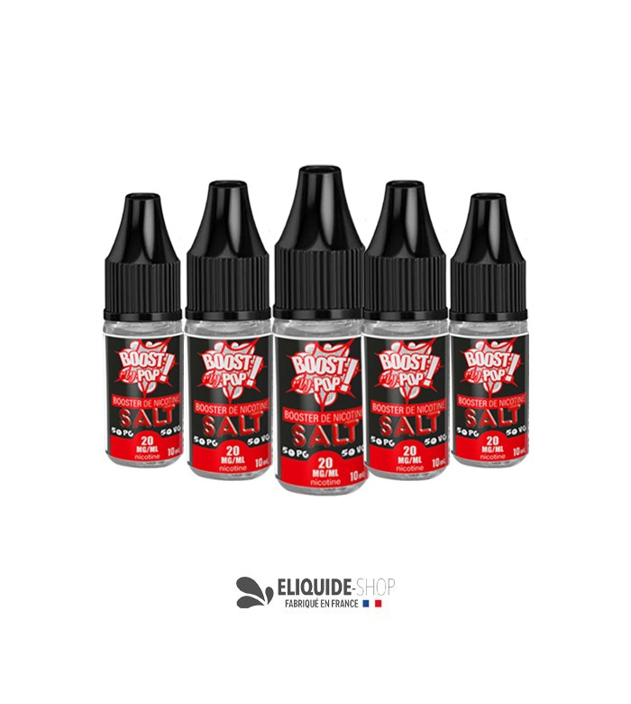 PACK 5 BOOSTERS SEL DE NICOTINE BOOST MY POP