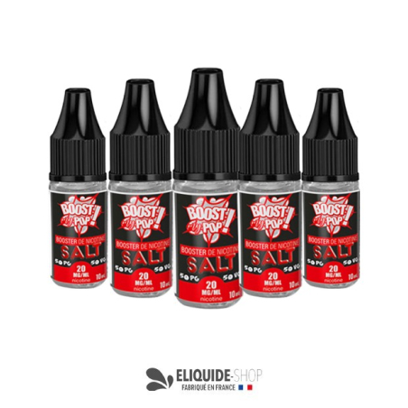 PACK 5 BOOSTERS SEL DE NICOTINE BOOST MY POP