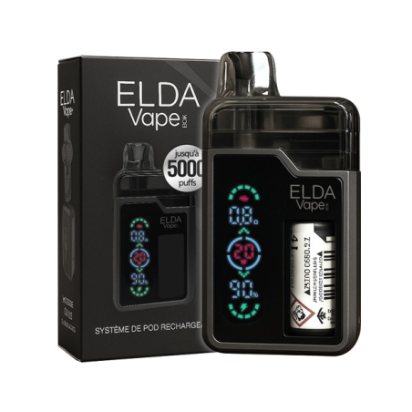 BOX AVEC POD RECHARGEABLE ELDA VAPE 10ML