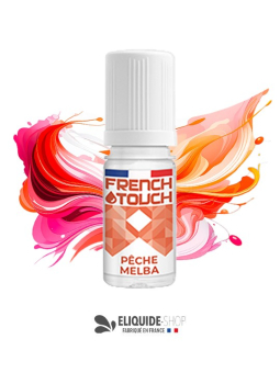 E-LIQUIDE  PÊCHE MELBA - FRENCH TOUCH 10ML
