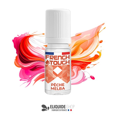 E-LIQUIDE  PÊCHE MELBA - FRENCH TOUCH 10ML