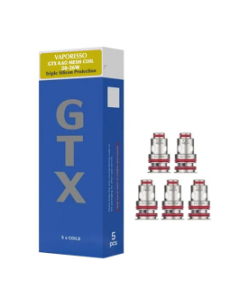 PACK DE 5 RÉSISTANCES GTX - VAPORESSO Livraison Rapide