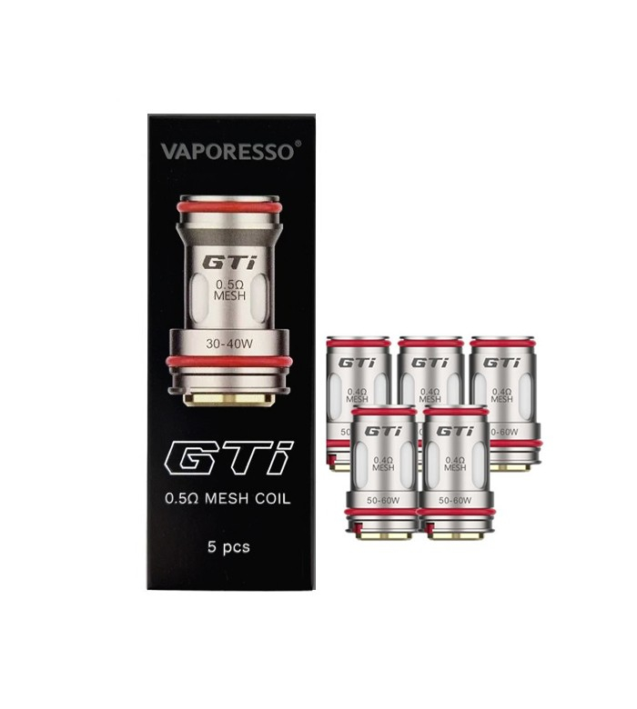 PACK DE 5 RÉSISTANCES GTI - VAPORESSO