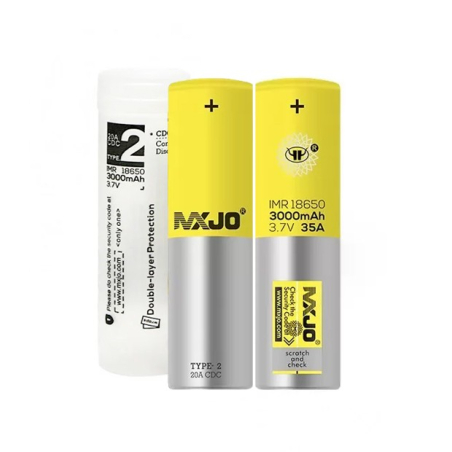 PACK DE 2 ACCUS 18650 - MXJO - 3000 mAh 35A