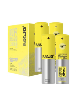 PACK DE 4 ACCUS 18650 - MXJO - 3000 mAh 35A